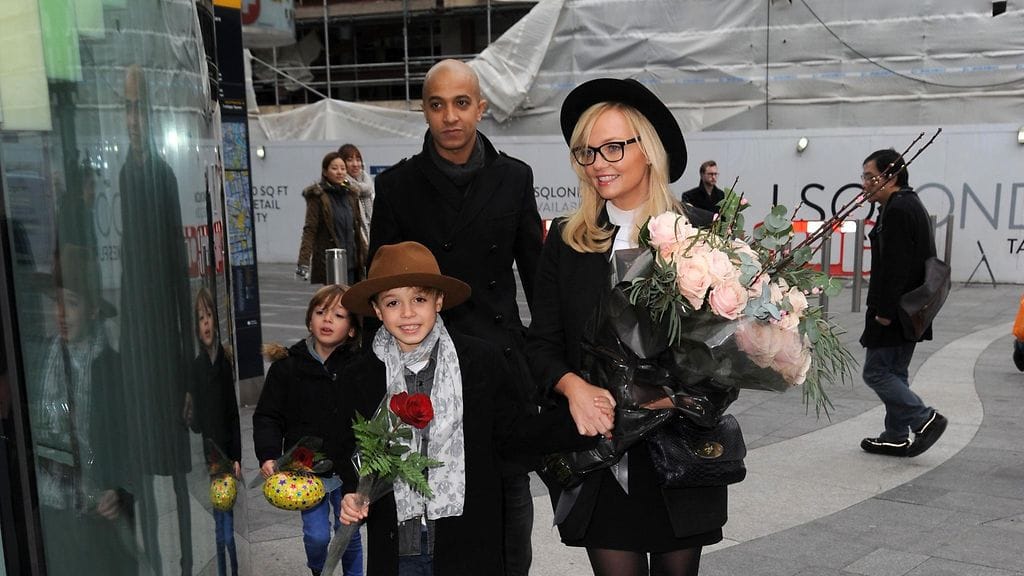 Emma Bunton, Beau Lee Jones, Jade Jones, Tate Lee Jones 21.1.2016