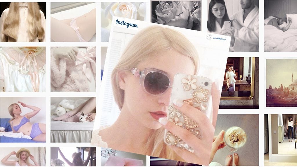 Amalia Ulmanin Instagram-tili pursusi tällaisia kuvia.