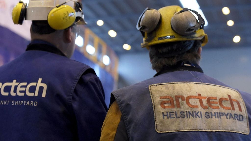 Mielenilmaus Arctechin Helsingin telakalla kestää tämän iltapäivän ajan.