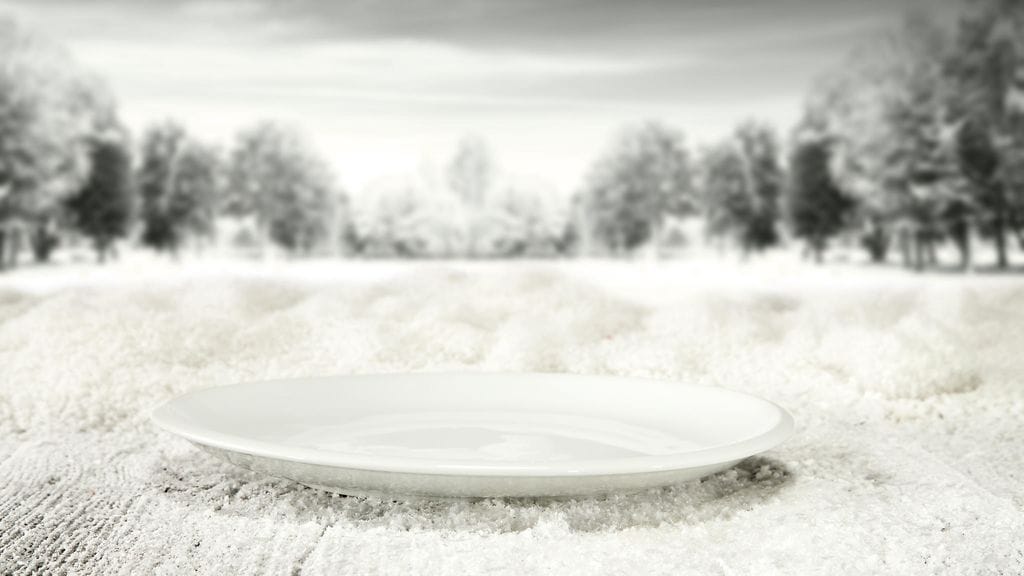 Makuja.fi ei suosittele käyttämään lunta ruokien raaka-aineena.