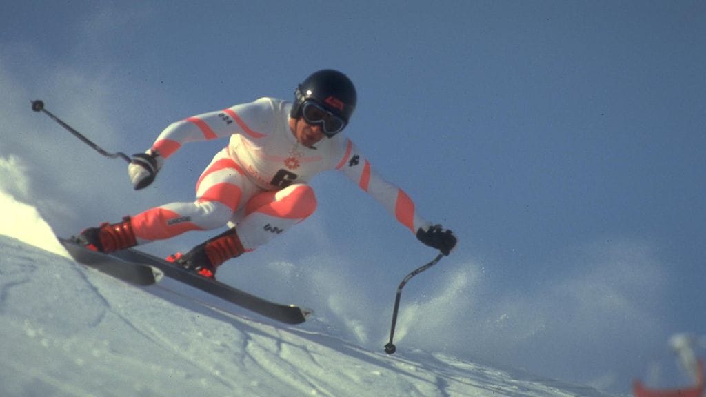 Bill Johnson voitti olympiakultaa Sarajevossa 1984.