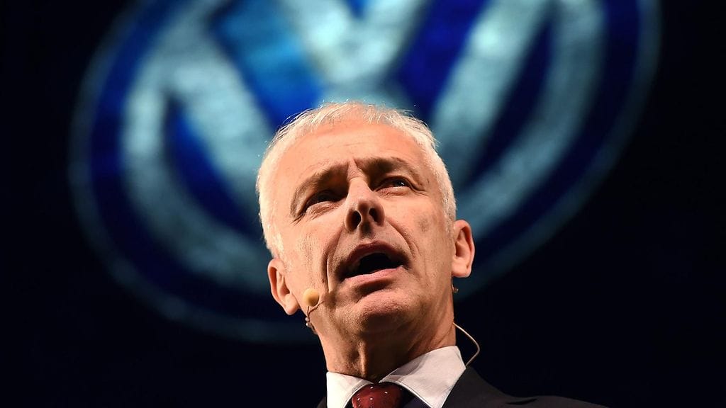 Volkswagen-konsernin toimitusjohtaja Matthias Müller.
