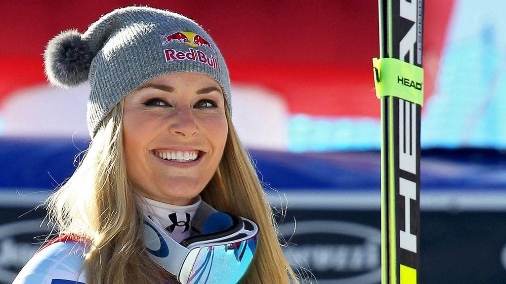 Lindsey Vonnilla on syytä hymyyn