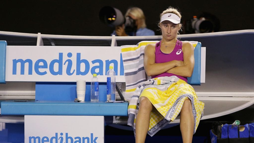 Daria Gavrilovaa kiukutti