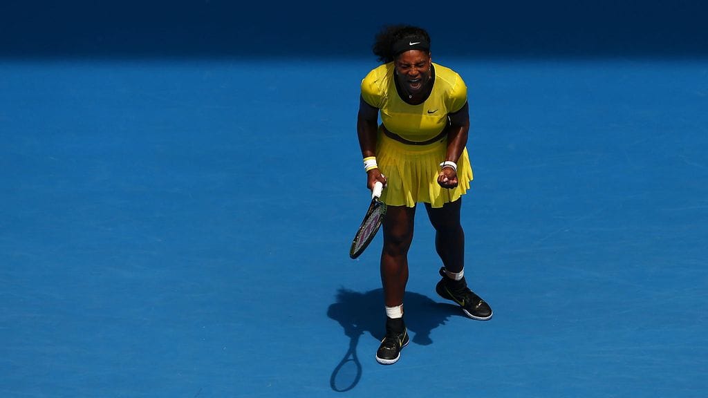 Serena Williams sai lopulta psyykattua itsensä hurmokseen.