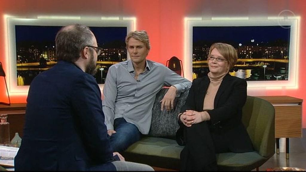 Antero Vartia ja Minna Kivimäki Huomenta Suomessa 26. tammikuuta 2016.