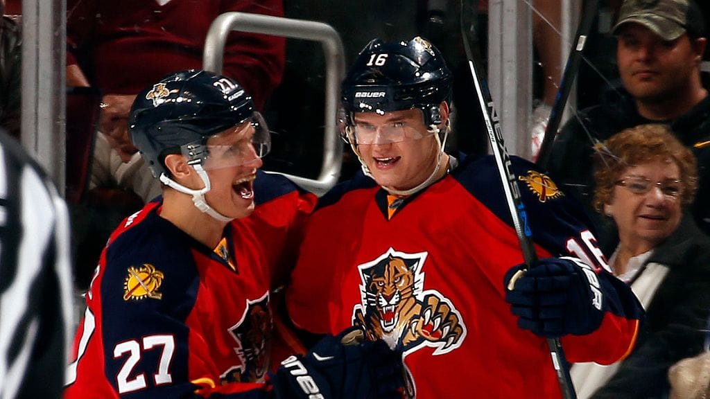 Aleksander Barkov teki kauden 13. maalinsa.