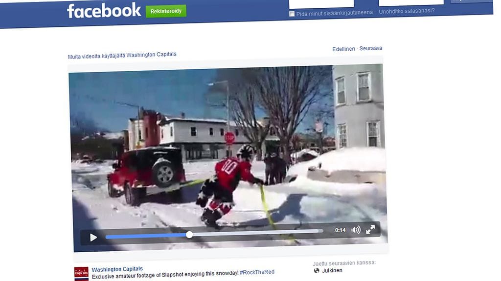 Lumilautailu yleisillä teillä auton hinaamana saattaa johtaa vaaratilanteisiin.