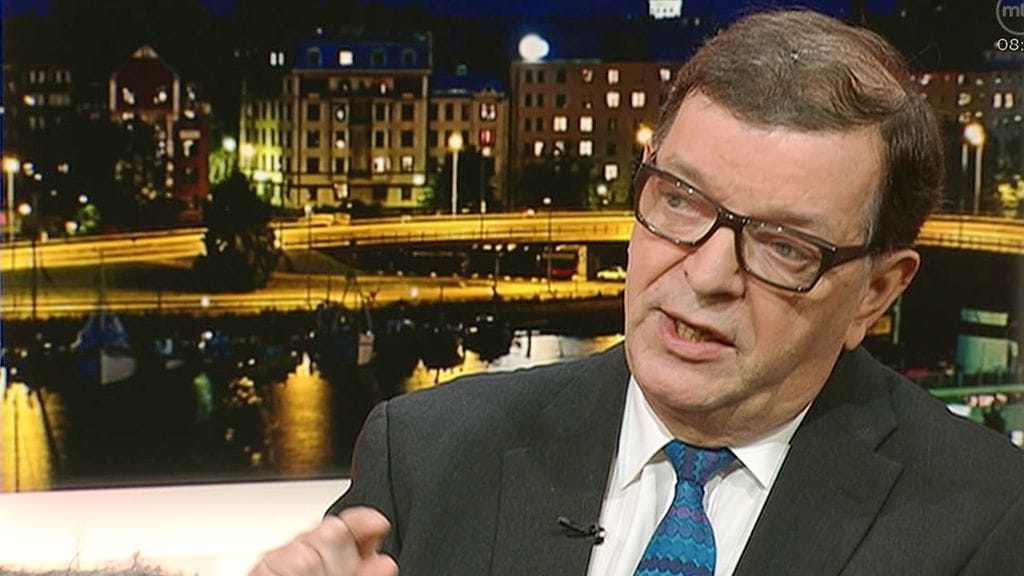 Paavo Väyrynen oli Huomenta Suomen vieraana tammikuun lopulla.