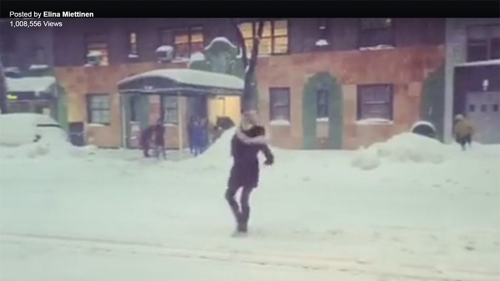 Elina Miettinen tanssahteli New Yorkissa.