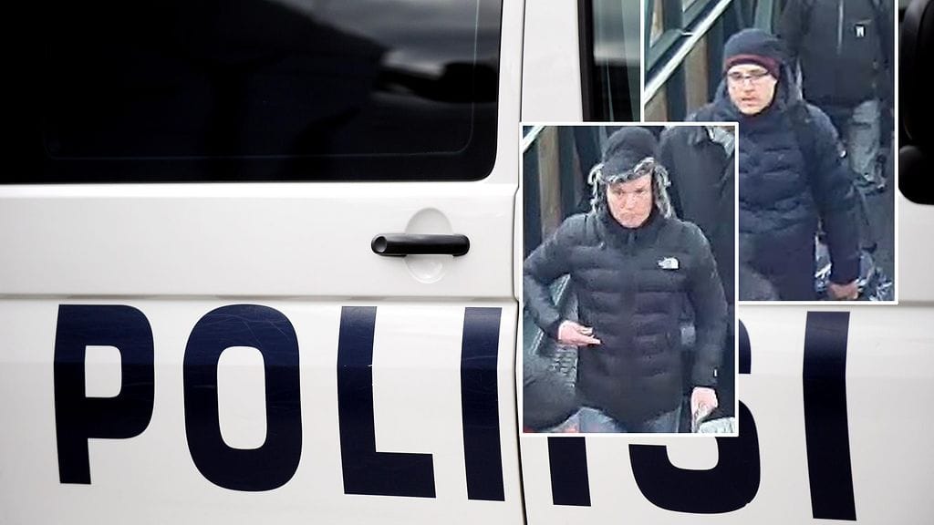 Poliisi kaipaa havaintoja kuvassa esiintyvistä miehistä.