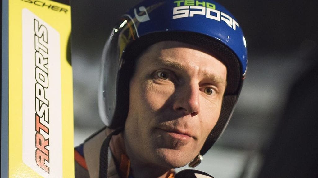 Janne Ahonen voitti suurmäen SM-kultaa sunnuntaina.