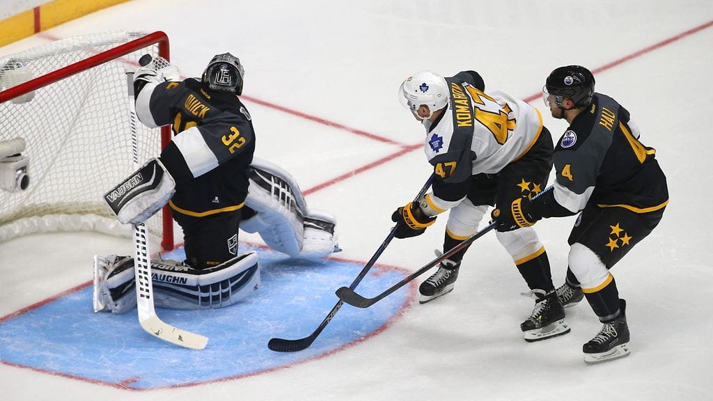 Leo Komarov kävi lähellä maalintekoakin.