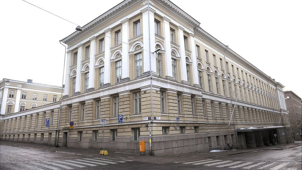 Kuvituskuvassa Helsingin yliopistoa kaupungin keskustassa tammikuussa 2016.