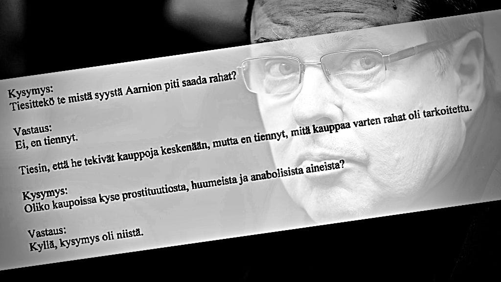Virolaisen Veikon kertomukset oikeussalissa olivat hyvin samankaltaiset kuin poliisikuulusteluissa. Tekstiote esitutkintamateriaalista.
