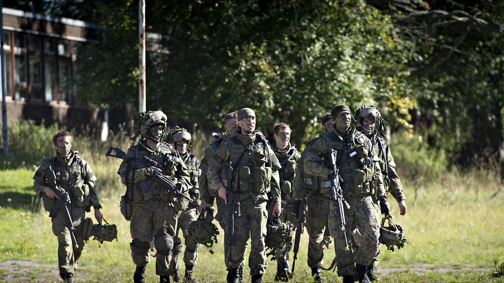 Uudenmaan prikaatin kouluttaman Amphibious Task Unitin (ATU) rannikkojääkärit harjoittelivat rannikkoympäristössä tapahtuvia kriisinhallintaoperaatioita Northern Coasts 2014 -harjoituksessa Hangon Syndalenissa 5. syyskuuta 2014.