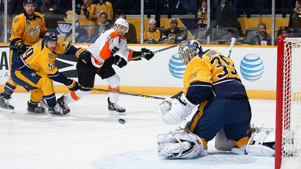 Pekka Rinne taipui Philadelphialle.