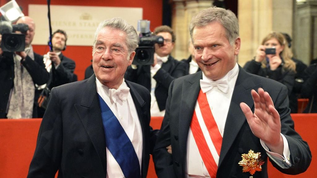 Heinz Fischer ja Sauli Niinistö 4.2.2016
