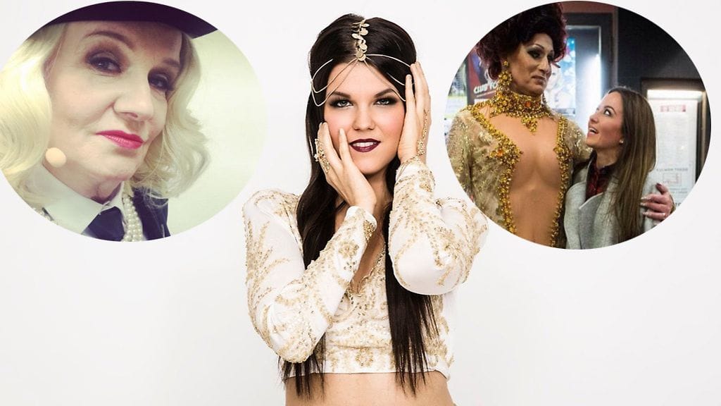 QX-gaalassa nähtiin upeita asuja.