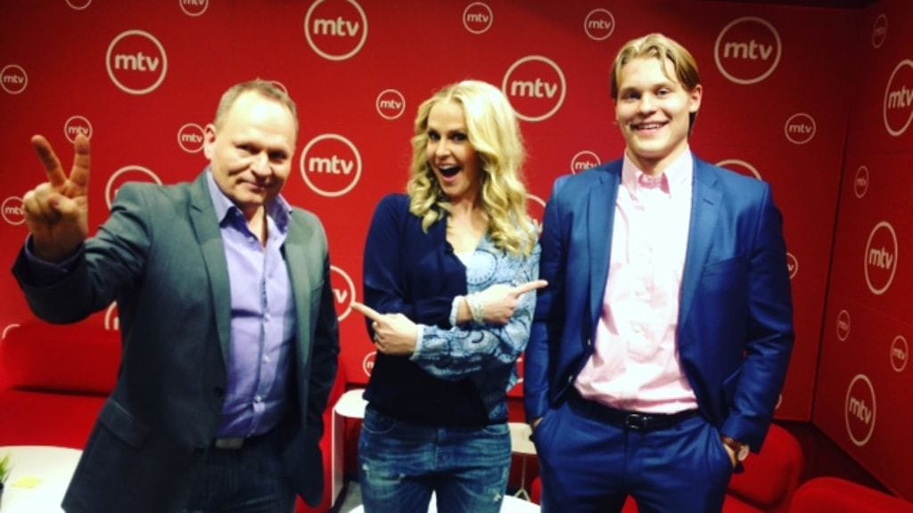 Jami Kauppi, Joanna Kuvaja ja Kasper Björkqvist.