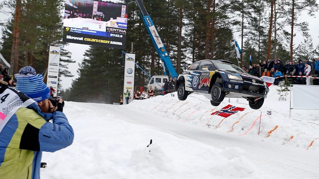 Vuosi sitten Ruotsin MM-rallissa riitti lunta. Nyt tilanne on täysin toinen.