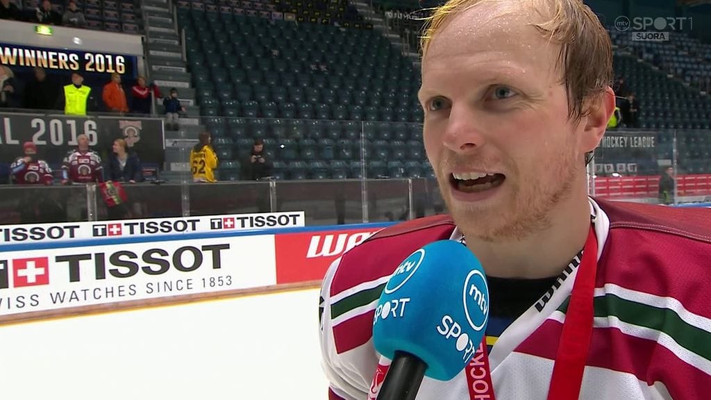 Ryan Lasch teki Frölundan avausmaalin finaalissa ja hän voitti koko liigan pistepörssin.