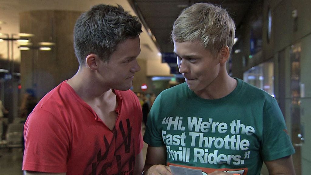 Salkkarit - Lari ja Elias (Ronny Roslöf ja Petteri Paavola).