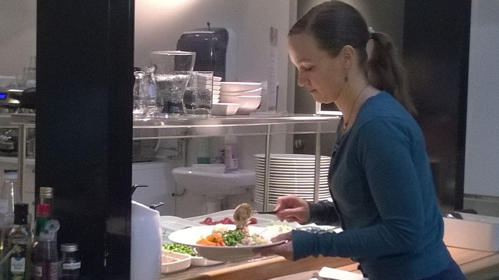 Ekopaasto, ruokailu, kasvisruoka, Laura Riuttanen, ruokala