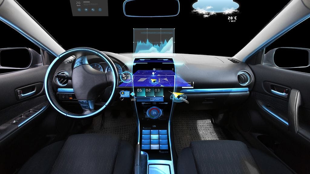 Älyliikenne, älyautoilu kuvituskuva. (1)