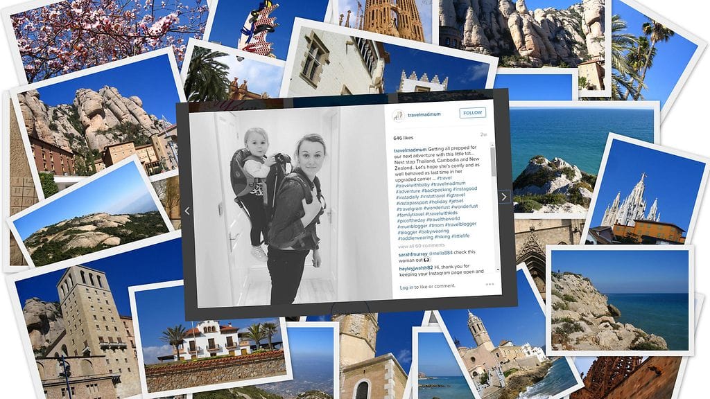 Tämä pikkutyttö on nuoresta iästään huolimatta kokenut maailmanmatkaaja.