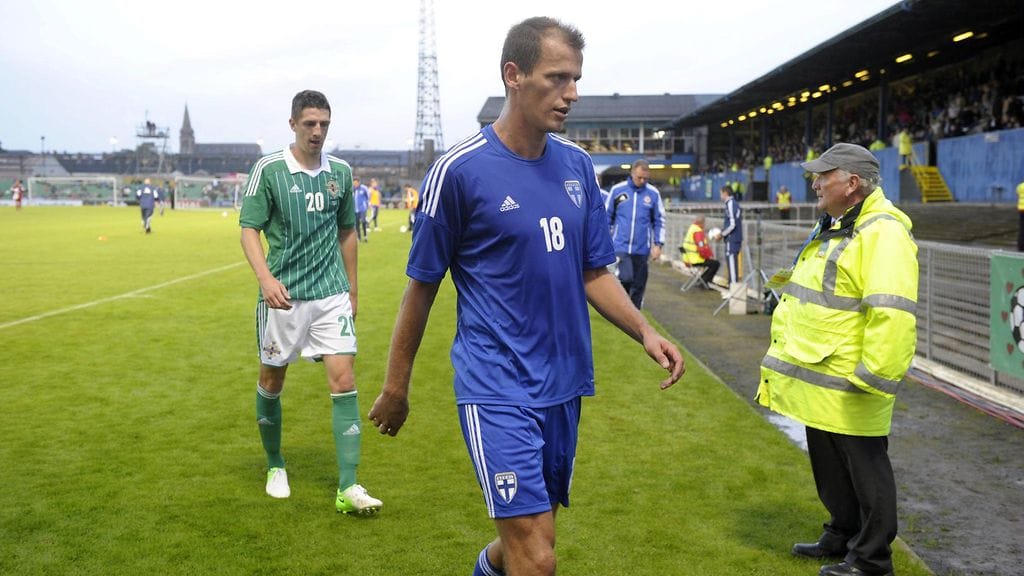 Njazi Kuqi maajoukkuepaidassa elokuussa 2012.