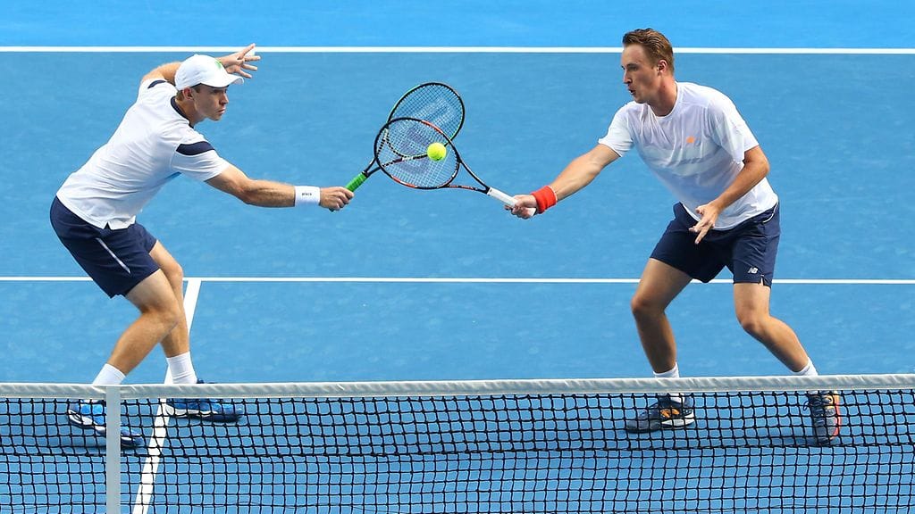 John Peers ja Henri Kontinen Australian avoimissa.