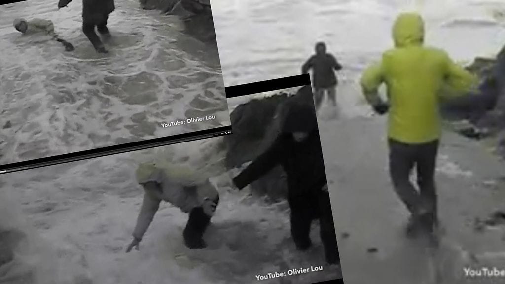 Kuvat ja video iäkkään pariskunnan pelastumisesta ovat levinneet nopeasti ympäri Eurooppaa.