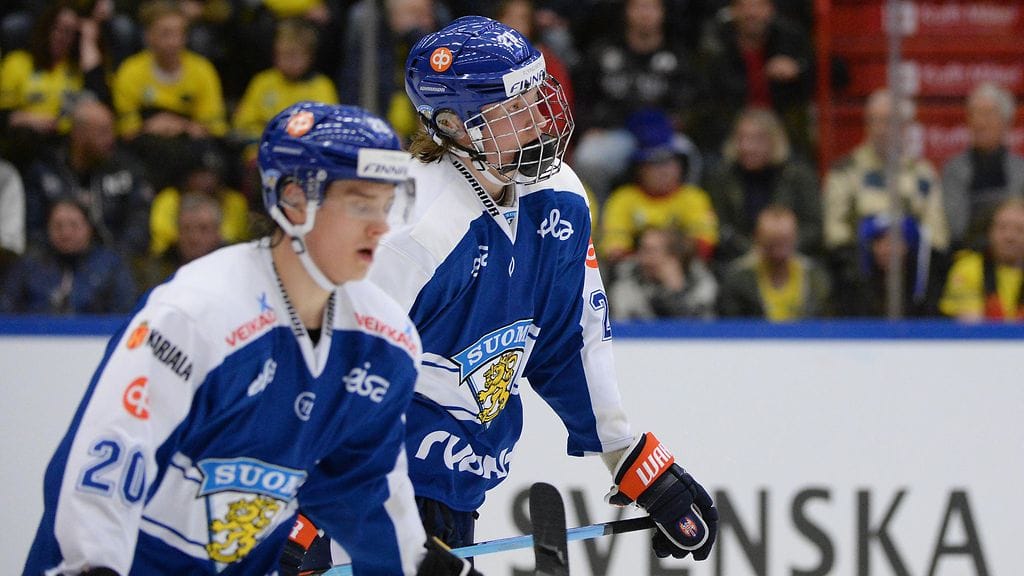 Sebastian Aho ja Patrik Laine.