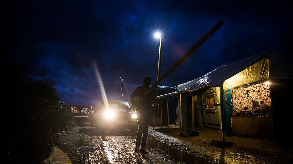 Viidakoksi kutsuttu Calais'n pakolaisleiri.