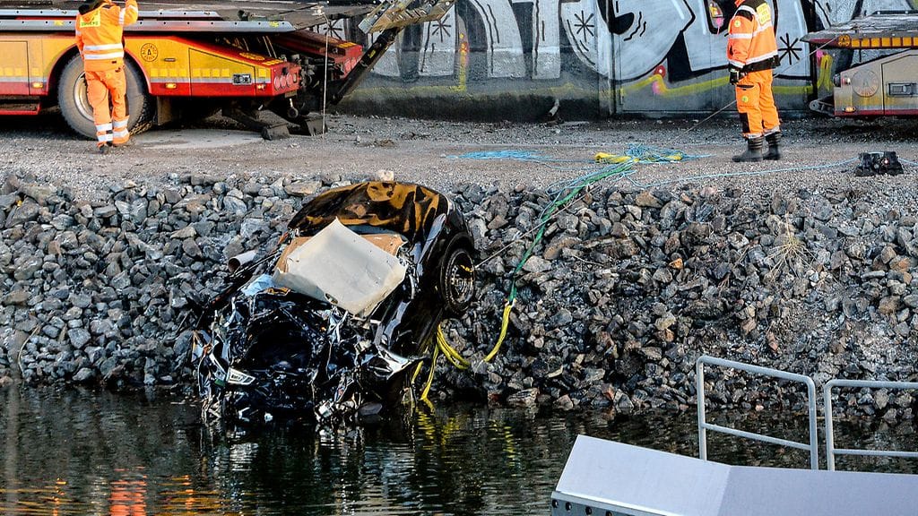 Thoisa siltaonnettomuus tapahtui toissa yöllä Ruotsin Södertäljessä.