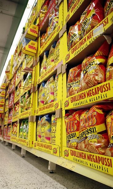 Taffel sipsit perunalastut snacks chips