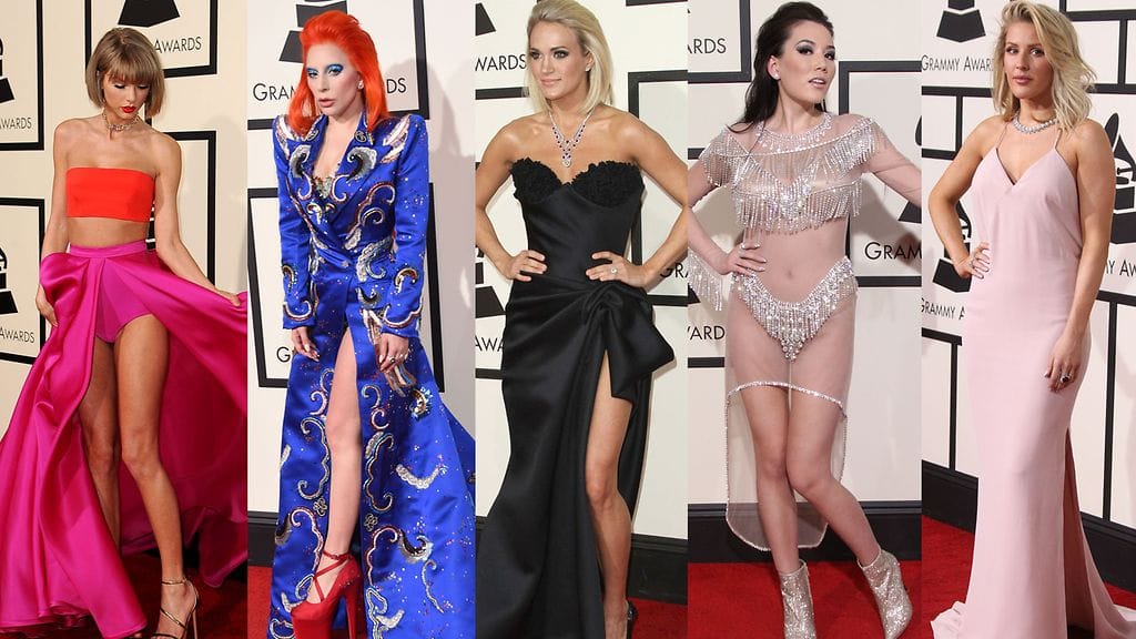 Taylor Swift, Lady Gaga, Carrie Underwood, Manika ja Ellie Goulding.