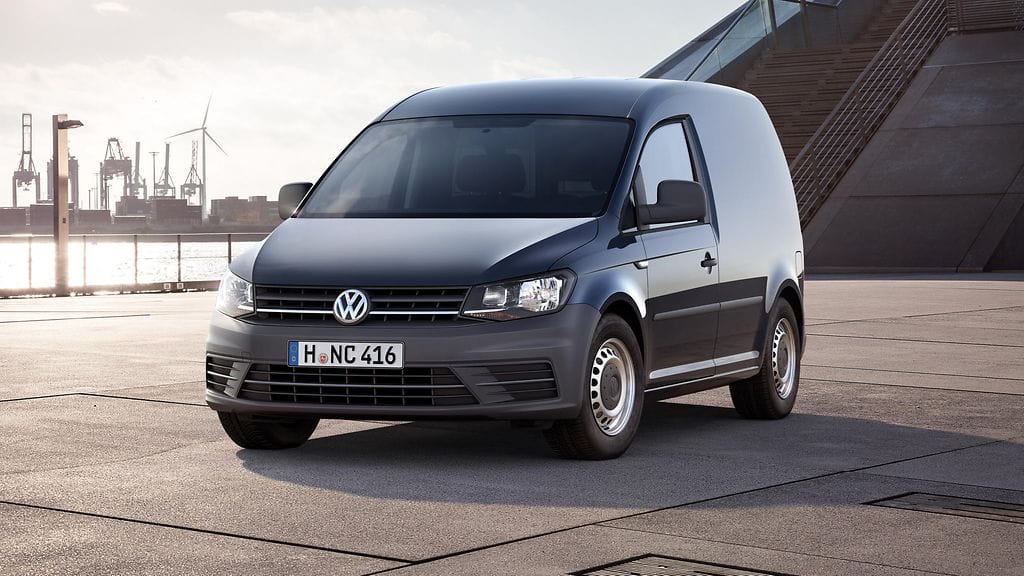 Vuosimallin 2015 Volkswagen Caddy.
