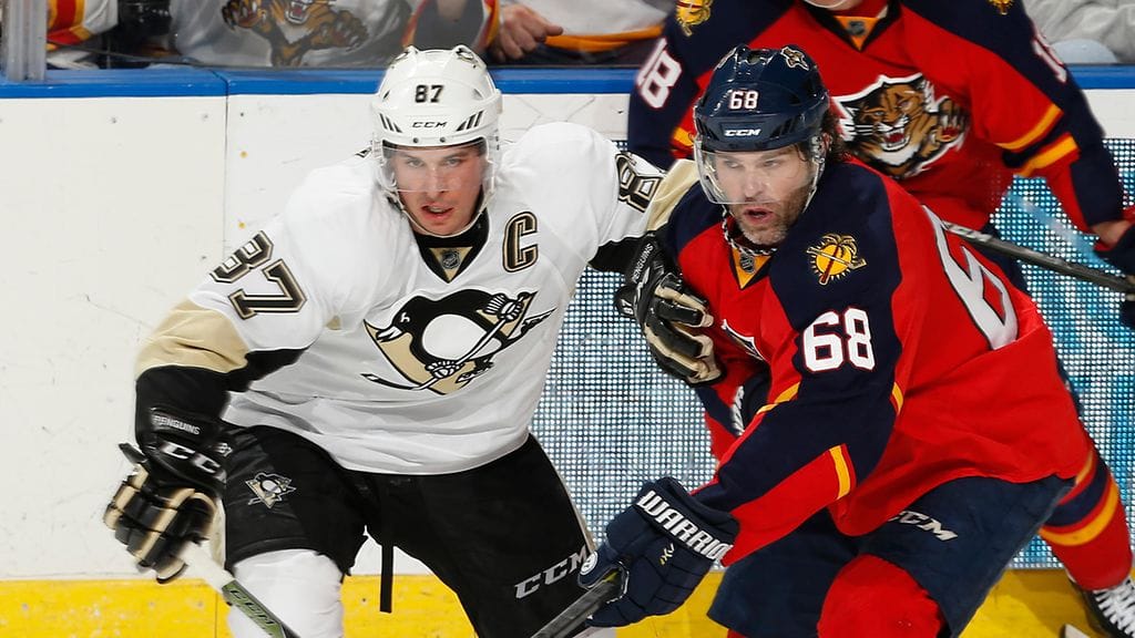Juhlakalu Jaromir Jagr ja epämieluisa lahja Sidney Crosby