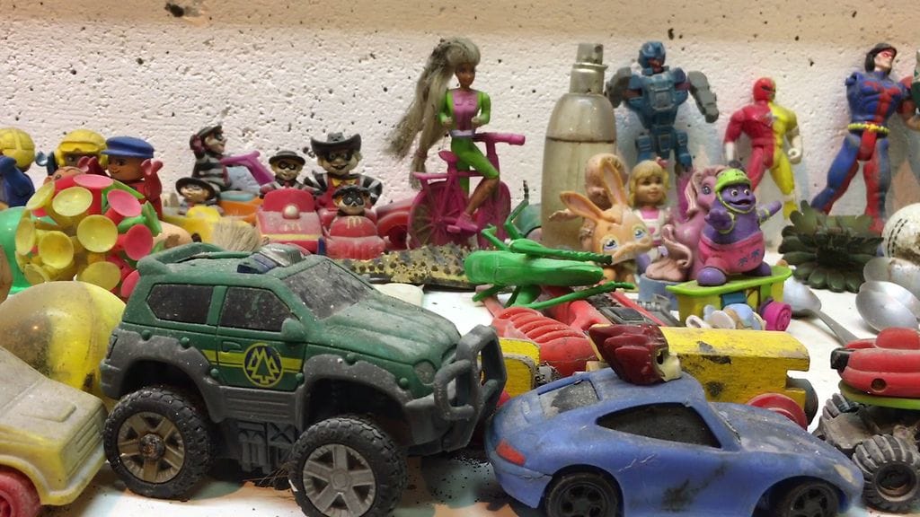 Jätevedestä löytyneitä asioita