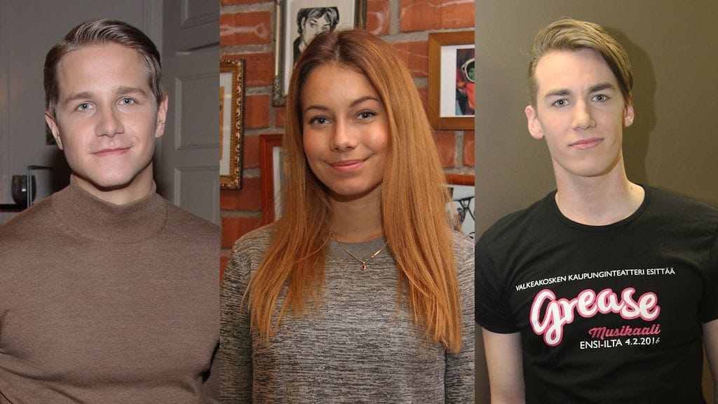 Hemmo Karja, Kerttu Rissanen ja Janne Saarinen hakevat tänä keväänä opiskelemaan yliopistoon.
