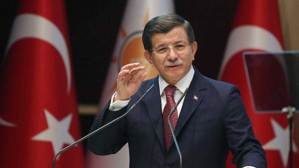 Turkin pääministeri Ahmet Davutoglu.