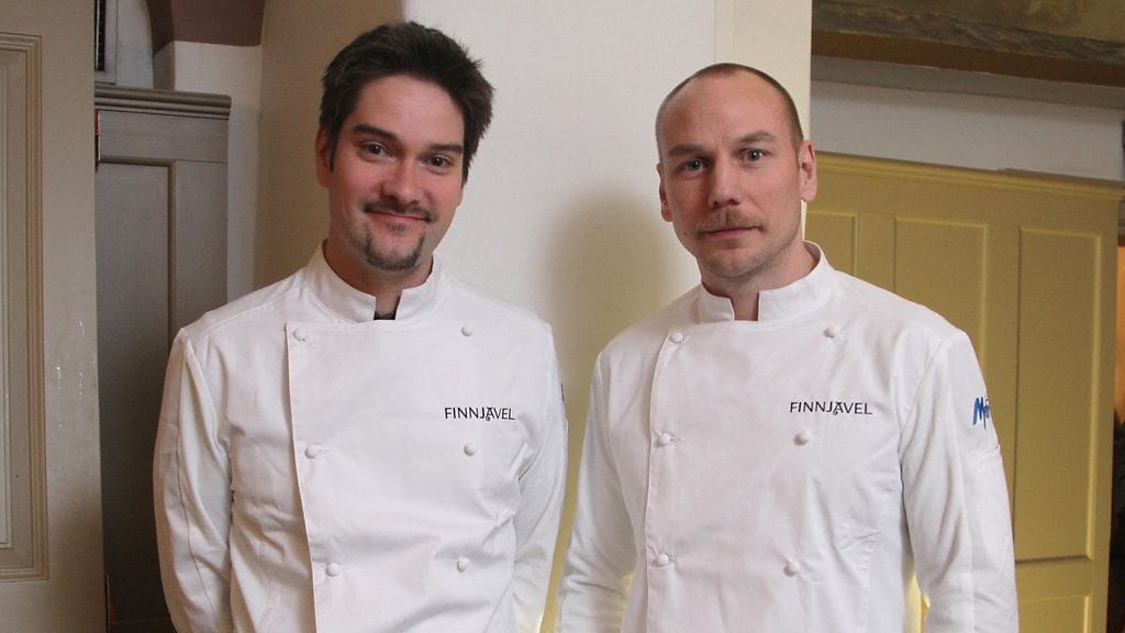 Henri Alén ja Tommi Tuominen ovat luotsanneet Finnjävel-ravintolaa nyt kaksi vuotta.