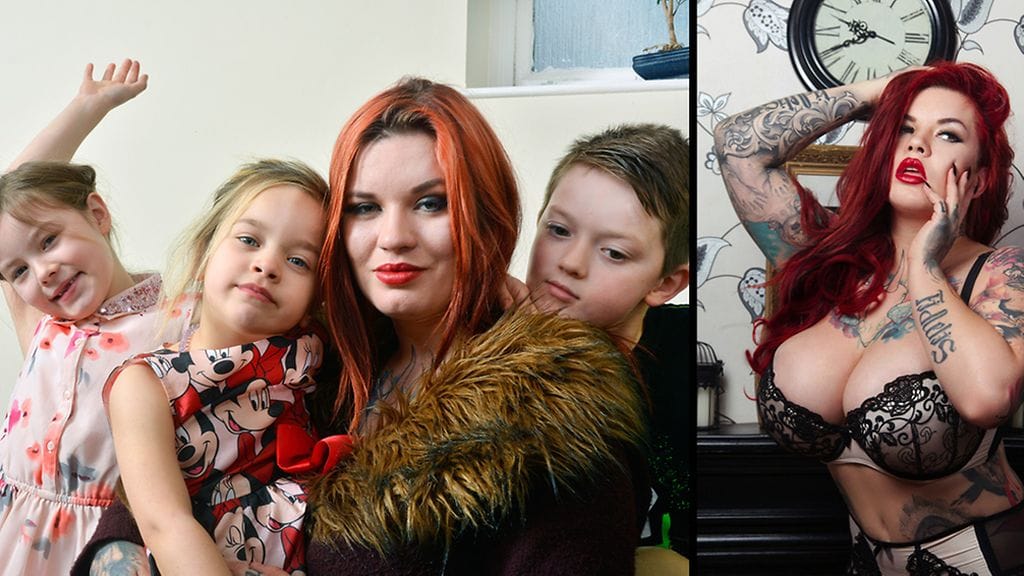 Kolmen lapsen äiti Sabien Demonia loihti uran fetissimallina.