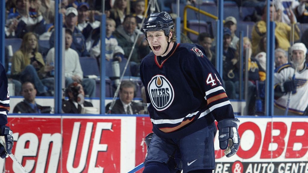 Janne Niinimaa Oilersin paidassa