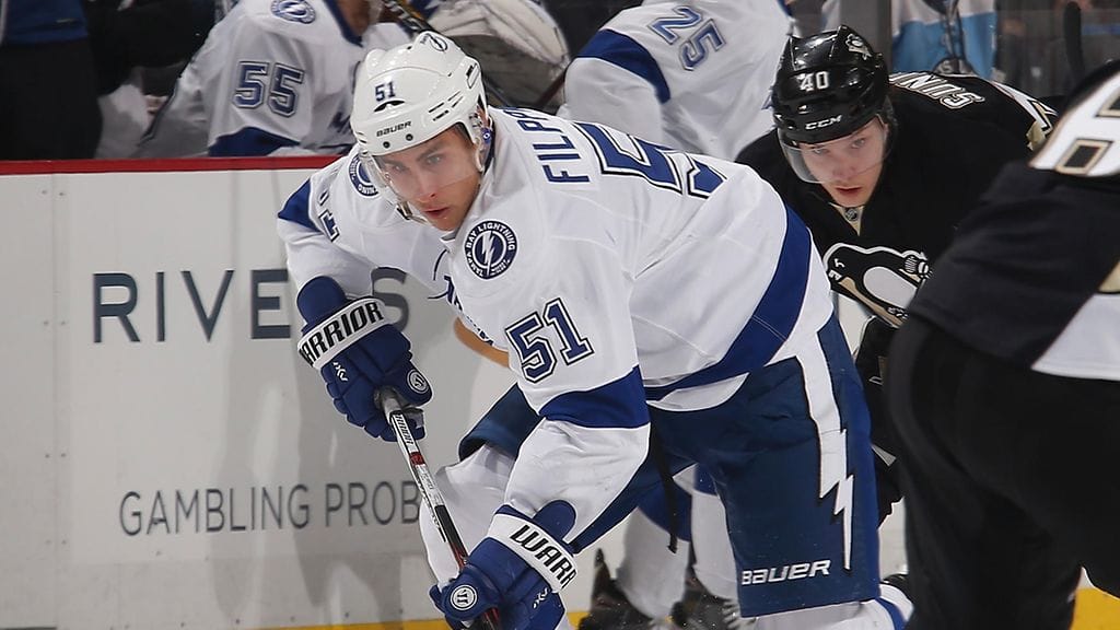 Valtteri Filppula lauantain ottelussa