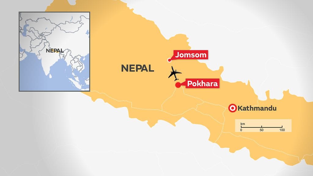 Tara air -lentoyhtiön konetta etsittiin muun muassa pelastushelikopterien voimin.