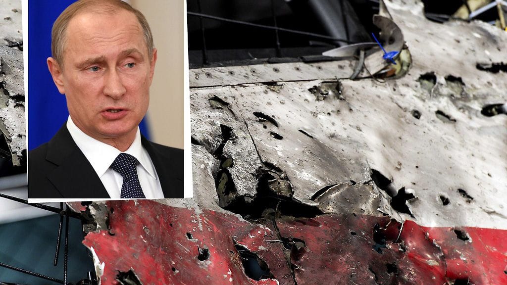 Tutkijoiden mukaan kone ammuttiin alas Venäjän alueelta tuodulla Buk-ohjuksella, joka laukaistiin separatistien hallussa olleelta alueelta. Kuvassa presidentti Vladimir Putin.
