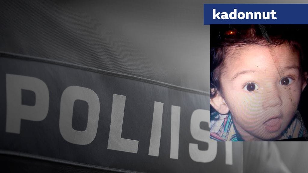 Poliisin helmikuussa julkaisema kuva kadonnesta Albertti Lindbergistä. Lapsi on kuvassa kaksivuotias.